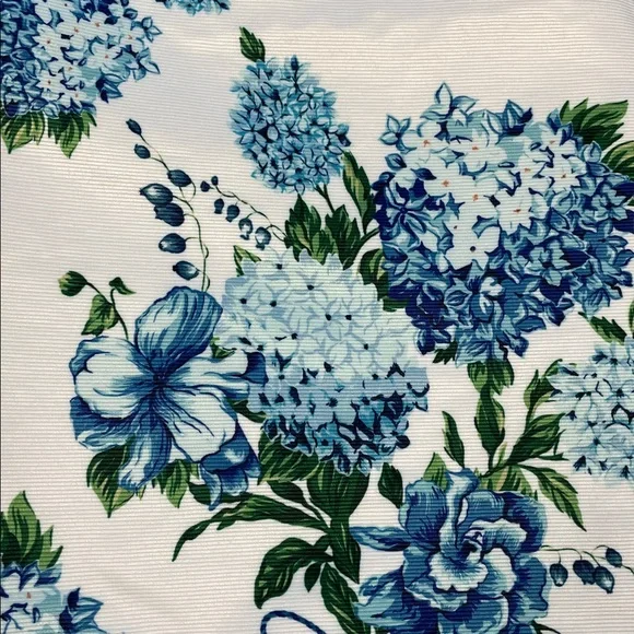 New Emilia Wickstead Thoni Floral Mini Dress White Blue Sz 8 - Picture 14 of 16